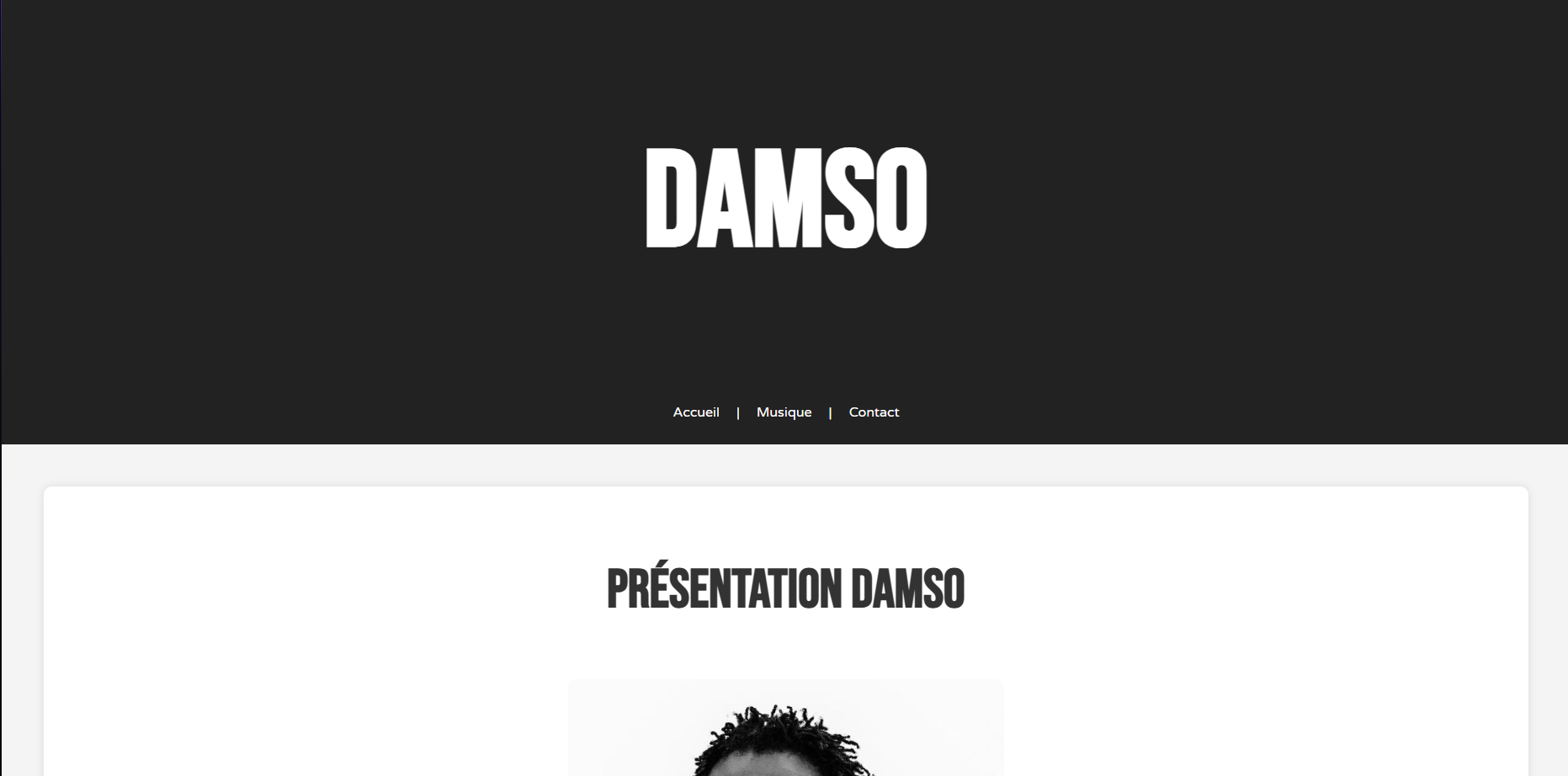 Site loisir sur damso