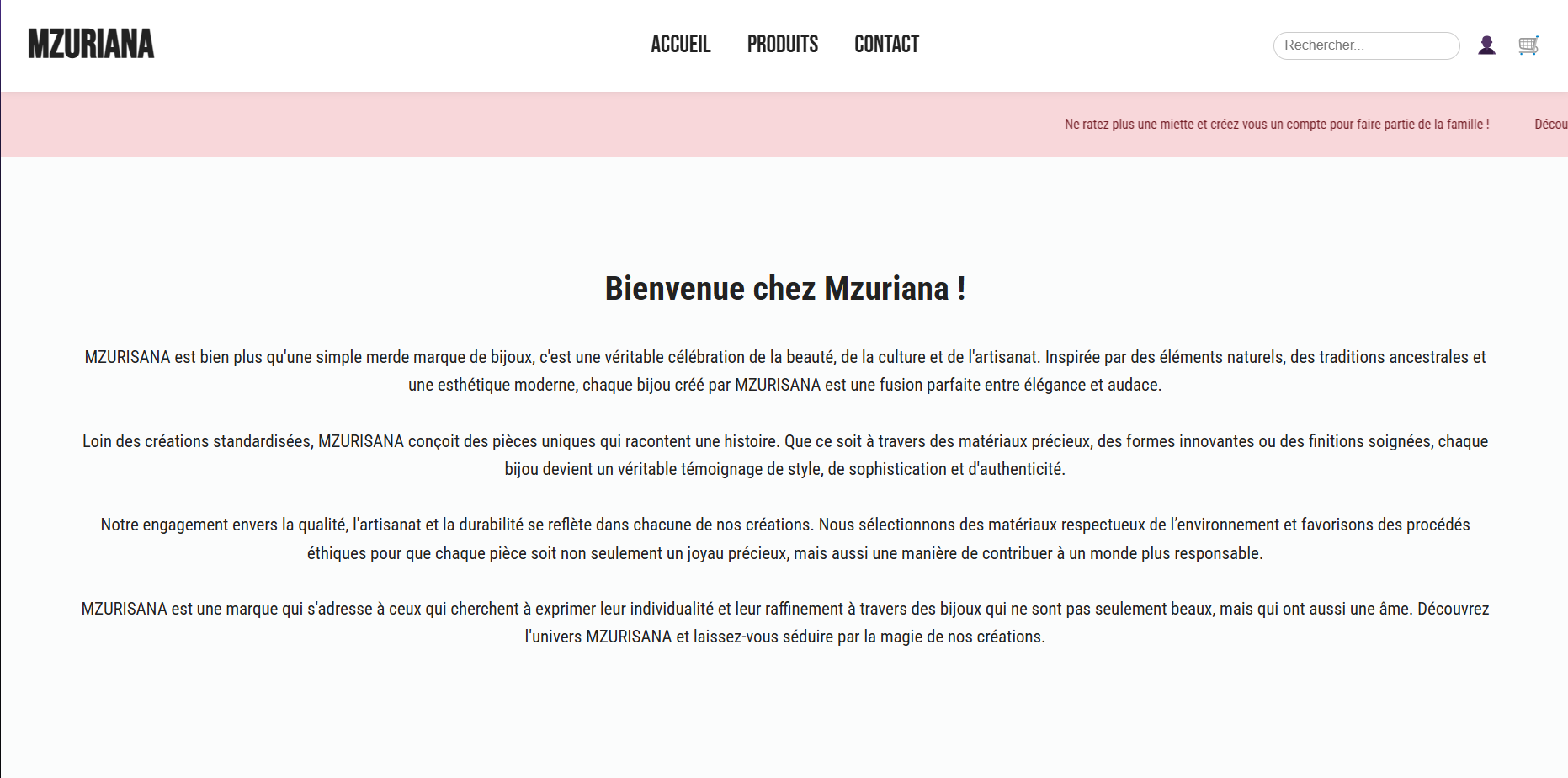 Site e-commerce (fictif)